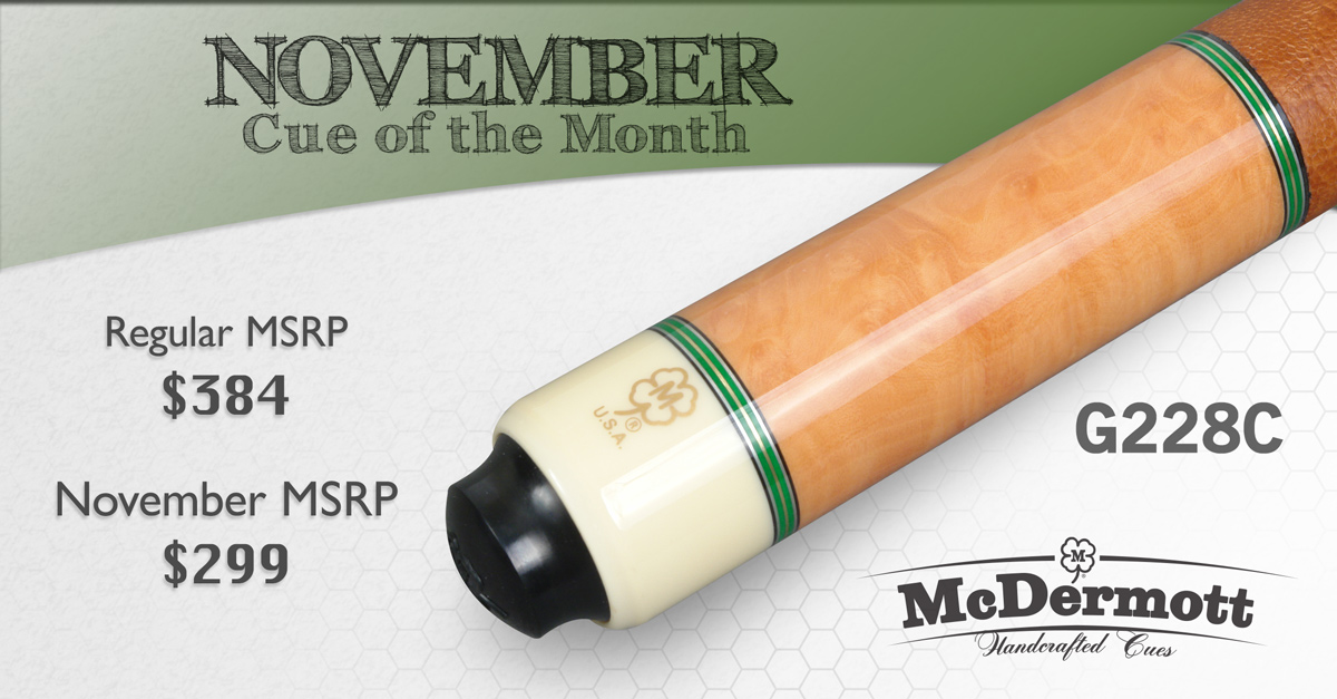 G228C Custom Cue of the Month